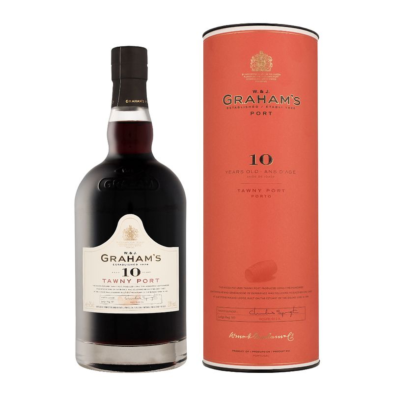 Foto van Graham'ss 10 years tawny port 75cl wijn + giftbox