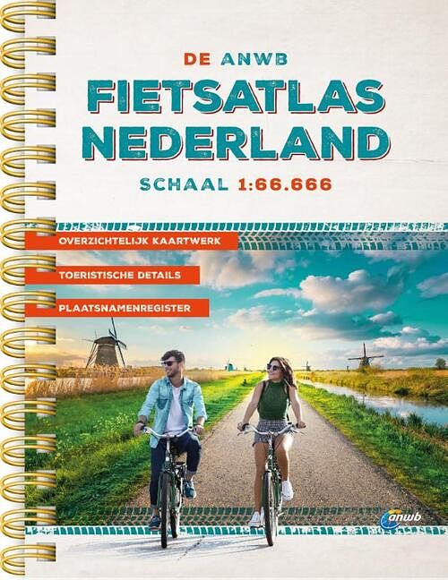 Foto van Anwb fietsatlas nederland - anwb - spiraalgebonden (9789018049997)