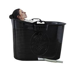 Foto van Lifebath - zitbad nancy - 200l - bath bucket - zwart