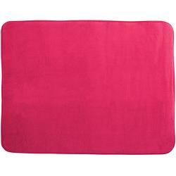 Foto van Msv badkamerkleedje/badmat tapijt - voor op de vloer - fuchsia roze - 50 x 70 cm - badmatjes
