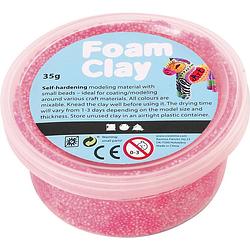 Foto van Foam clay klei neon roze 35 gram (78926)