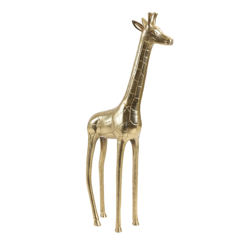 Foto van Light&living ornament 28x11x63 cm giraffe goud