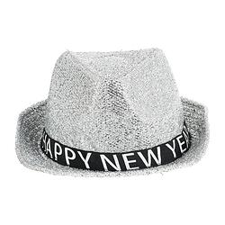 Foto van Hoed happy new year - zilver - maat 60