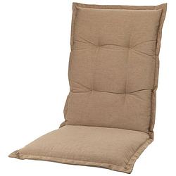 Foto van Kopu® prisma linnen - comfortabel tuinkussen met hoge rug - beige