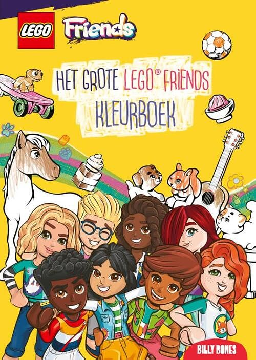 Foto van Het grote lego friends kleurboek - paperback (9789030509585)