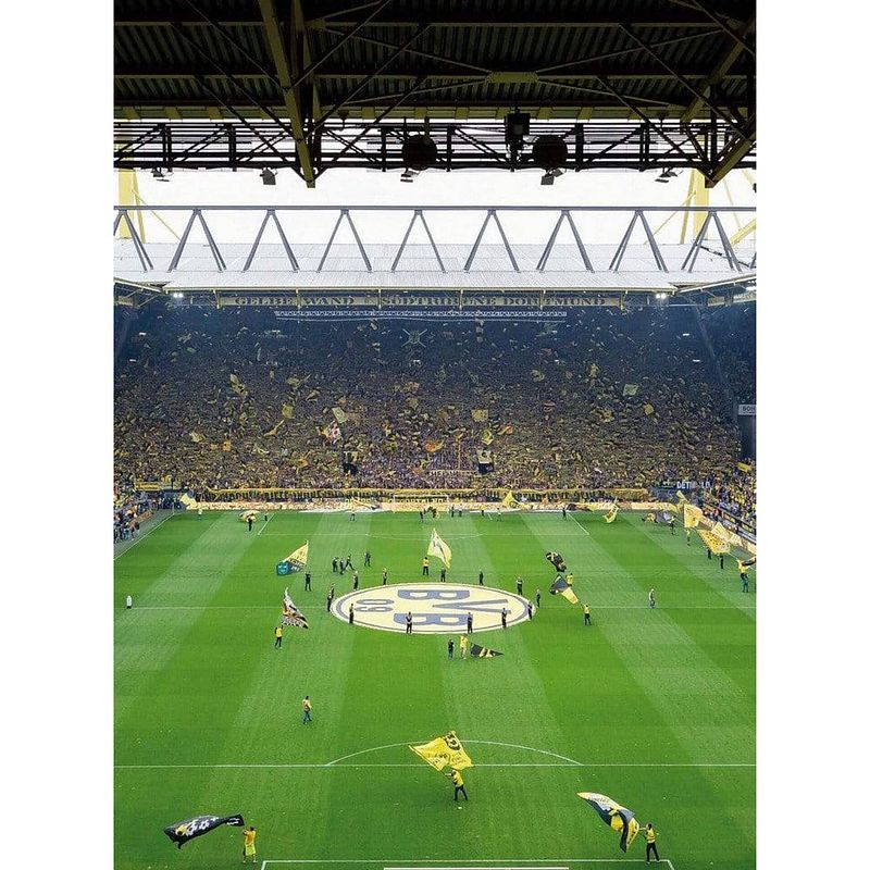 Foto van Wizard+genius borussia dortmund fan choreo vlies fotobehang 192x260cm 4-banen