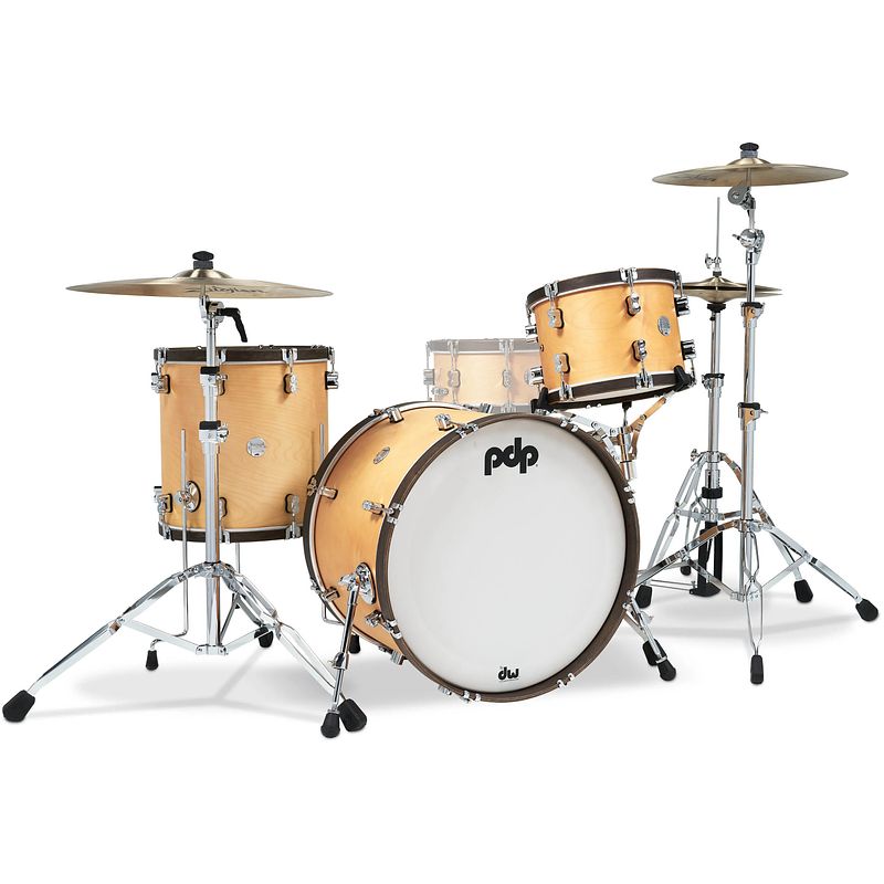 Foto van Pdp drums pdcc2213nw concept classic natural stain 3d. rock shellset