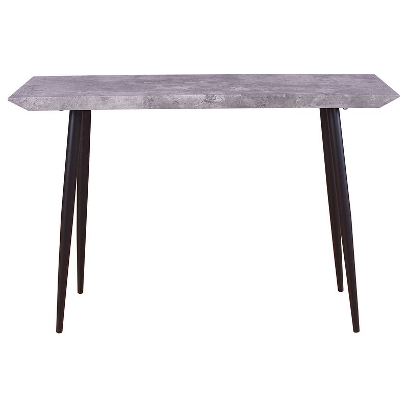 Foto van Edge sidetable 30x110 cm beton decor, zwart.