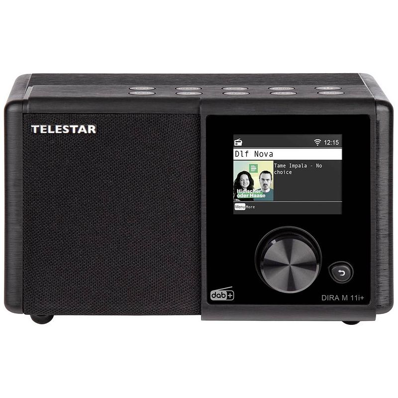 Foto van Telestar dira m 11i + internetradio internet, dab+, vhf (fm) aux, bluetooth, dab+, internetradio, radio-opname, fm, usb, wifi opnamefunctie, incl.