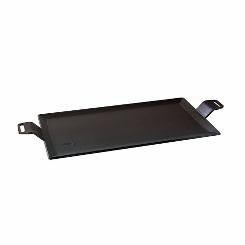 Foto van Kockums - grillplaat, bakplaat, 63 x 27 cm, alle warmtebronnen, ingebrand koolstofstaal - kockums