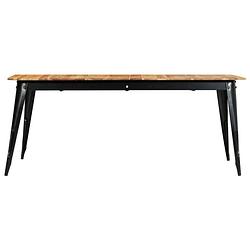 Foto van The living store eettafel 180x90x76 cm massief acaciahout - tafel