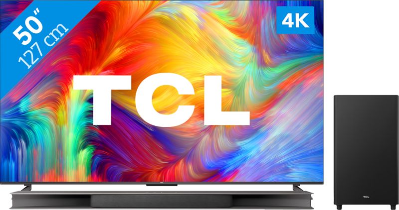 Foto van Tcl 50p731 (2022) + soundbar