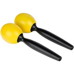 Foto van Nino percussion percussion molded yellow maracas