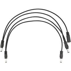 Foto van Rockboard flat daisy chain power cables 1-4 recht