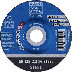 Foto van Pferd eh 125-3,2 sg steel 61320232 doorslijpschijf gebogen 125 mm 22.23 mm 25 stuk(s)