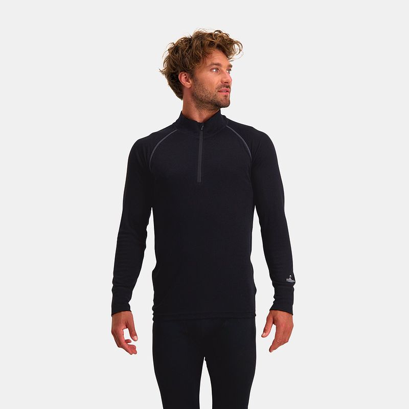 Foto van Nomad® - zip-neck thermo longsleeve heren