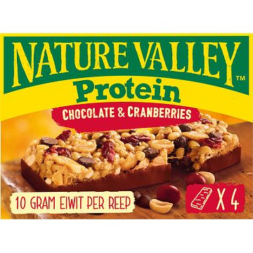 Foto van Nature valley protein berrie choco 160g bij jumbo