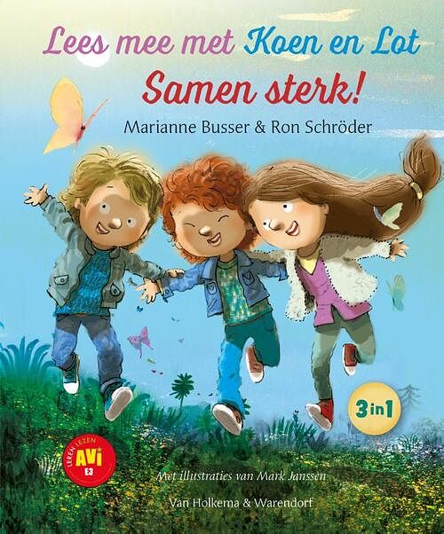 Foto van Lees mee met koen en lot - samen sterk! - marianne busser, ron schröder - hardcover (9789000388684)