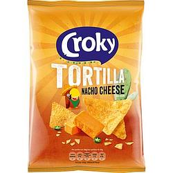 Foto van Croky tortilla nacho cheese flavour 170 g bij jumbo