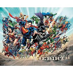 Foto van Gbeye dc universe rebirth poster 50x40cm