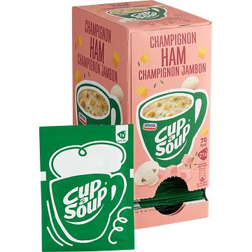 Foto van Unox cupasoup champignon ham 21 x 175ml bij jumbo