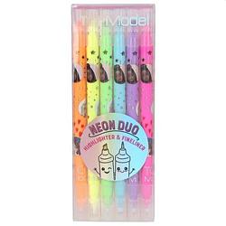 Foto van Topmodel neon duo highlighter&fineliner set