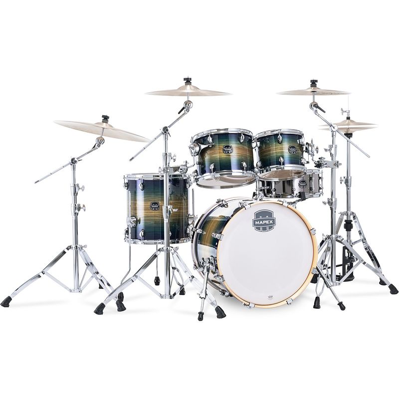 Foto van Mapex armory fusion rainforest burst 5d. shellset