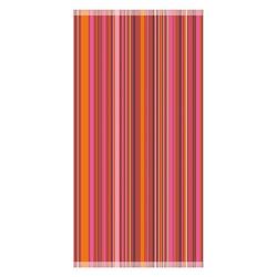 Foto van Clarysse red stripe strandlaken - 100% katoen - 90x170 cm - rood