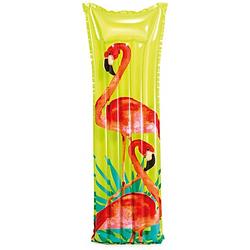 Foto van Intex luchtbed flamingo 183 x 69 cm groen