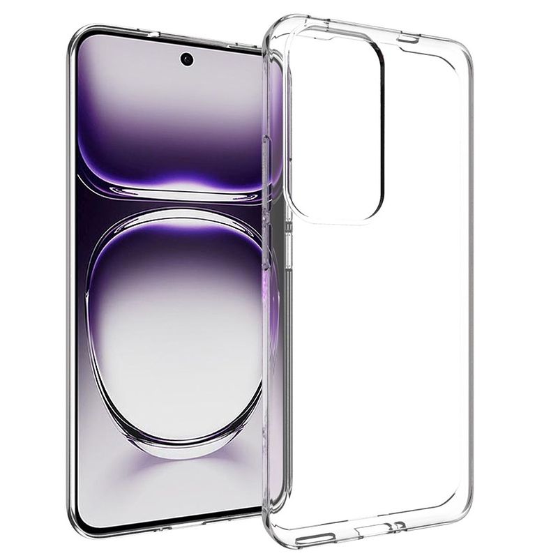 Foto van Accezz clear backcover oppo reno 12 telefoonhoesje transparant