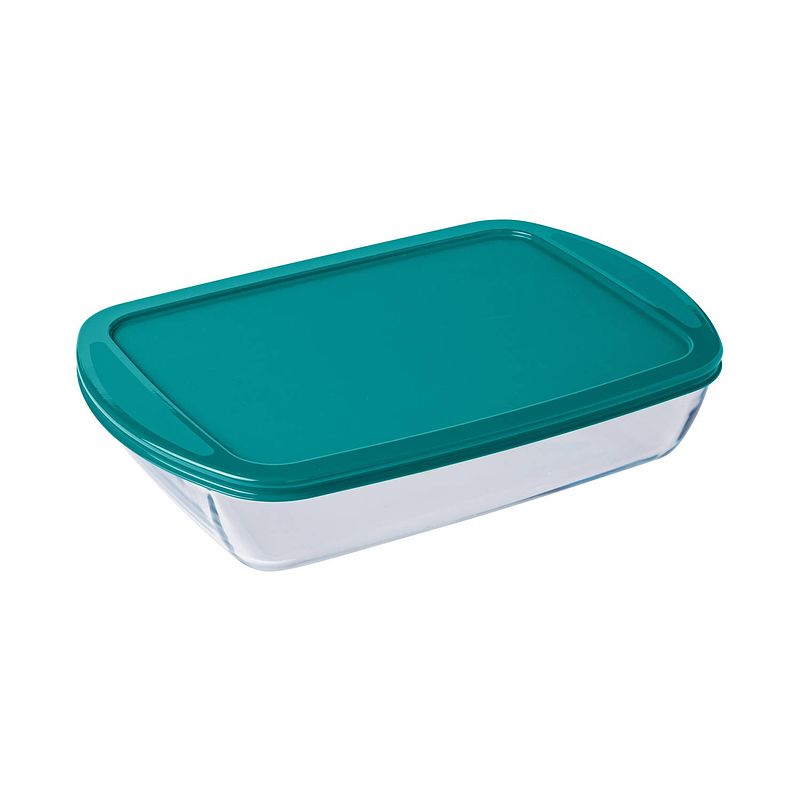 Foto van Pyrex ovenschaal met deksel cook & store 23 x 15 x 5 cm - 800 ml