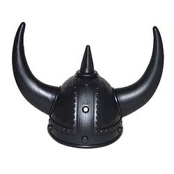 Foto van Zwarte viking helmen volwassenen 59 cm - verkleedhoofddeksels