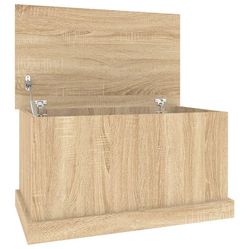 Foto van Vidaxl opbergbox 70x40x38 cm bewerkt hout sonoma eikenkleurig