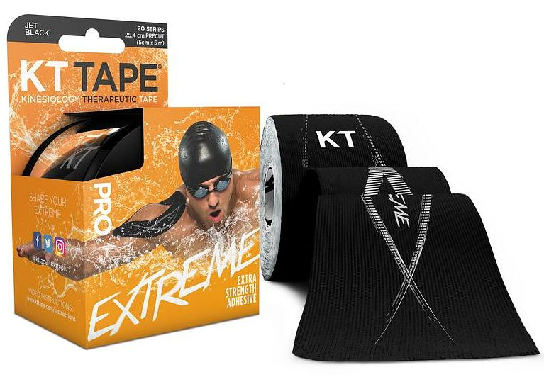 Foto van Kt tape pro extreme strips zwart