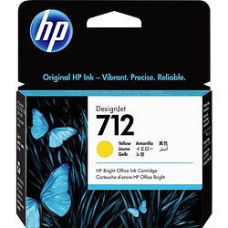 Foto van Hp inc. cartridge 712 origineel single geel 3ed69a