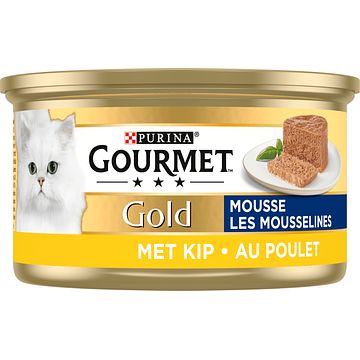 Foto van Purina® gourmet gold mousse met kip 85g bij jumbo