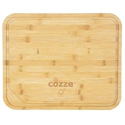 Foto van Cozze serveerplank voor pizza bamboe rechthoekig met sapgeul