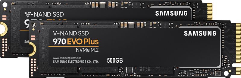 Foto van Samsung 970 evo plus m.2 500gb duo pack