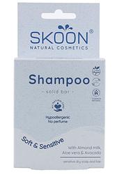 Foto van Skoon shampoo bar soft & sensitive hypoallergeen