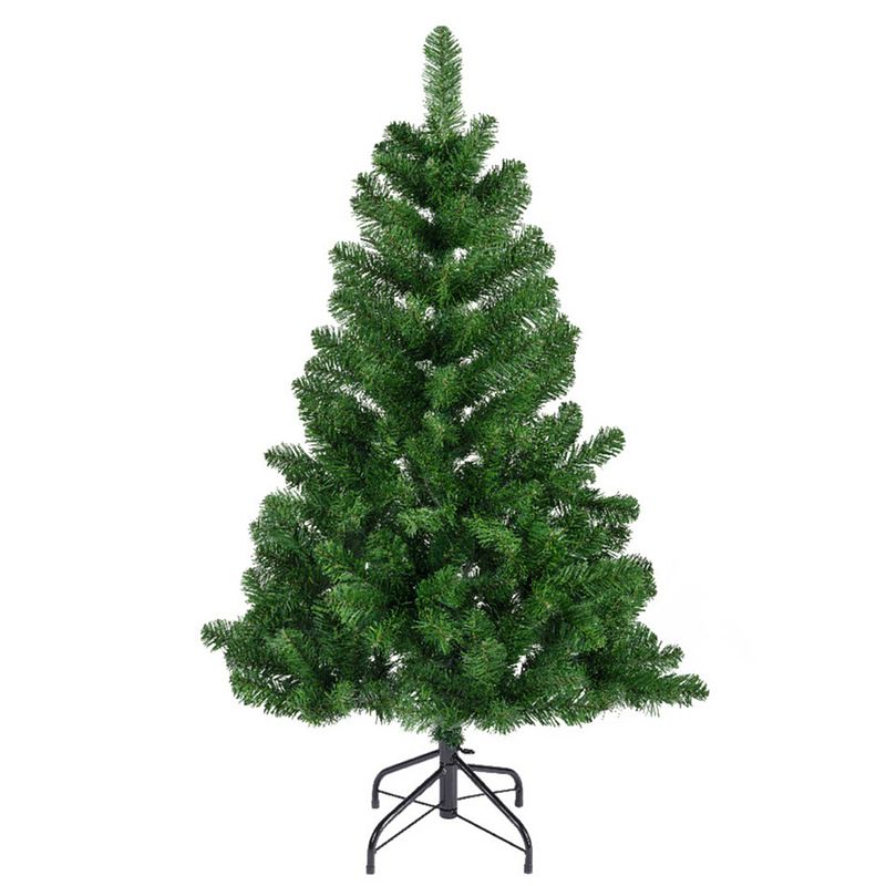 Foto van Kunst kerstboom/kunstboom groen 150 cm - kunstkerstboom