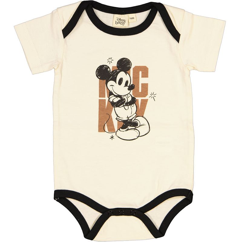 Foto van Baby romper mickey mouwloos