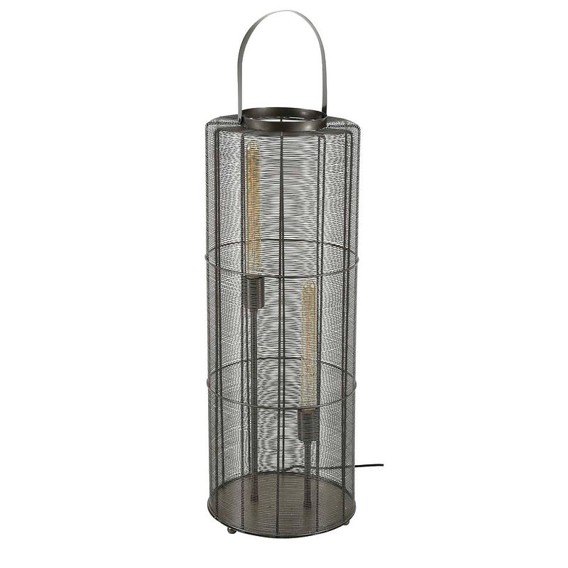 Foto van Hoyz - vloerlamp reach xl - 81cm hoog - 2 lampen - zwart