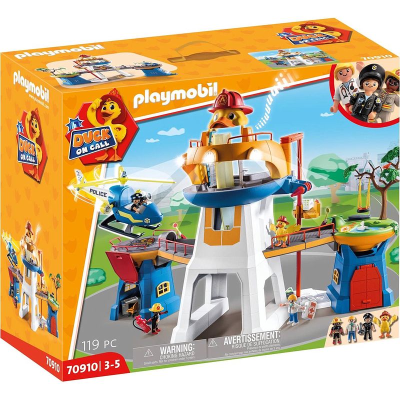 Foto van Playmobil duck on call hoofdkwartier - 70910