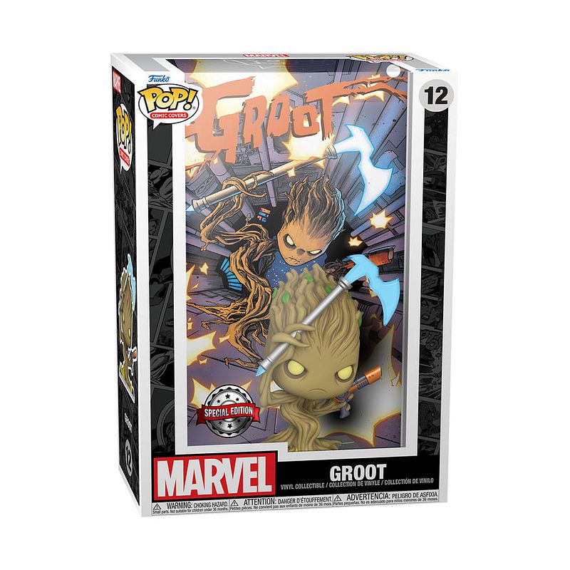 Foto van Funko pop! figuur marvel comic cover groot