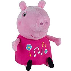 Foto van Peppa pig knuffel - lichtgevend en met muziek - 25 cm