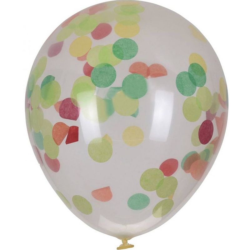 Foto van Free and easy ballonnenset confetti 30 cm latex 3-delig