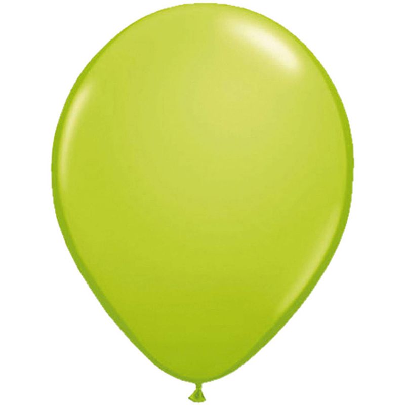 Foto van Metallic ballonnen - 30 cm - 100 stuks - appelgroen