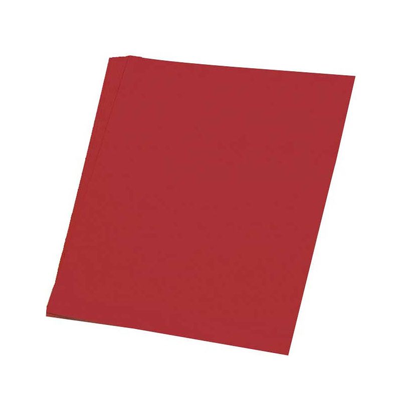 Foto van Hobby karton rood 48x68 cm - hobbykarton