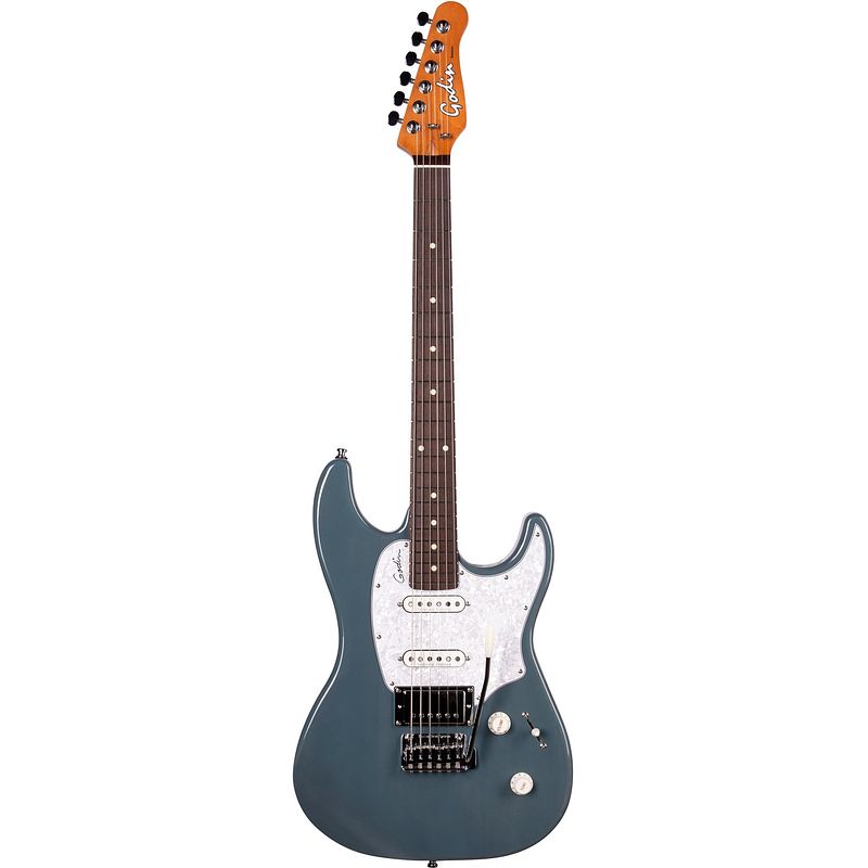 Foto van Godin session t-pro arctik blue rn elektrische gitaar met gigbag