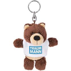 Foto van Nici sleutelhanger traummann 10 cm polyester bruin